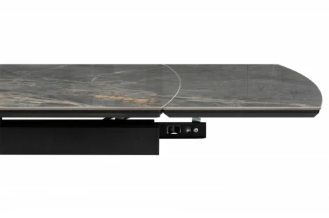 Кухонный стол Woodville Комильфо (Металл,Керамика/Черный) арт.621187