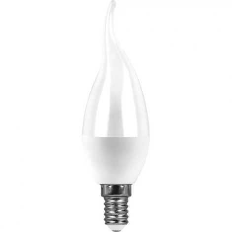 Лампа светодиодная Saffit SBC3709 55173 Свеча на ветру E14 9W 230V 6400K