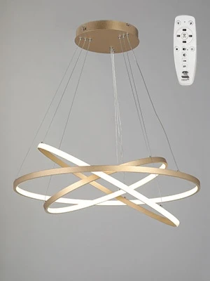 Подвесной светильник светодиодный LED 108Вт, 2700-6500К Vitaluce V2516DT-8/3S (220V, пульт управления, на тросе, кольцо)