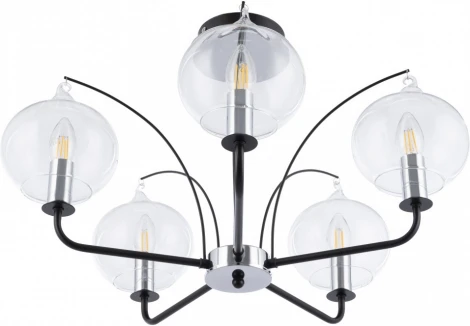 Потолочная люстра на штанге Arte Milano Napoli-321007 321007/5 BK.CR (220V)