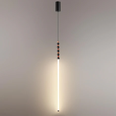 Подвесной светильник Odeon Light Monella 7187/12L черный/акрил/агат/металл IP20 LED 12W 3500K 220V