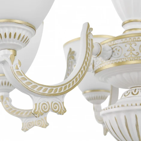 Подвесная люстра Arte Milano AM342837 342837/6 WT+G (220V, на цепи)