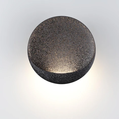 Настенный светильник Odeon Light Vela 7003/7WL черный ice crack/акрил IP44 LED 7W 231Лм 3000K (220V, круглые)