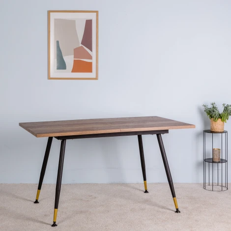 Стол Месси раздвиж. 120-160*80 Галифакс Табак R-Home арт.4104281h_Табак12