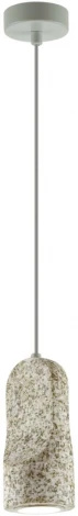 Подвесной светильник Odeon Light Pietra 7010/1B серый/камень LED 1*5W 3000K 220V (на проводе)