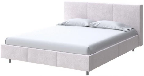 PROxSON Кровать Novo (Ткань: Велюр Casa Лунный) 90x200