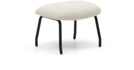 Пуфик La Forma (ex Julia Grup) Belina (Белый/ Фанера)