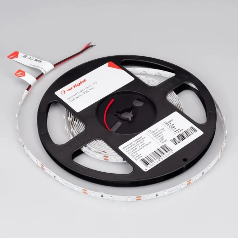 Светодиодная лента RT-A60-8mm 12V Blue (4.8 W/m, IP20, 5m) (Arlight, 4.8 Вт/м, IP20) 010523(2)