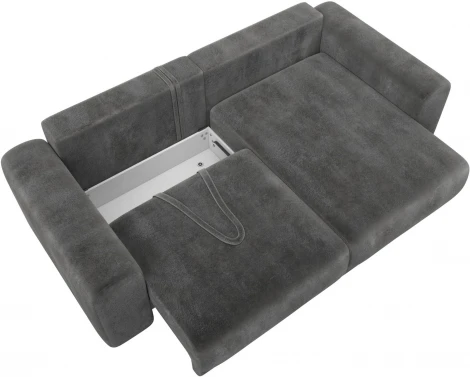 Диван угловой Лига-056 НПБ угол универсальный Лига Диванов (Велюр) арт.129152