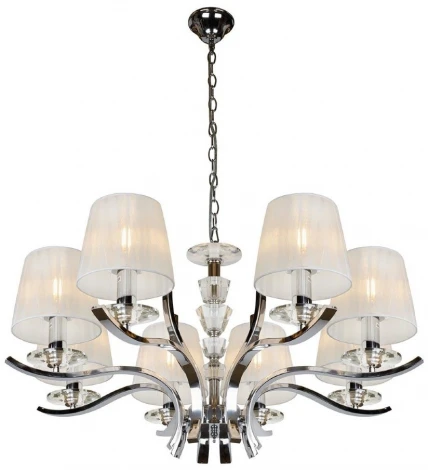 Подвесная люстра iLamp Omega RM5231/8CR (220V, на цепи)