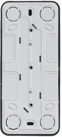 Розетка накладная тройная без заземления (антрацит) Systeme Electric Blanca BLNRA000316