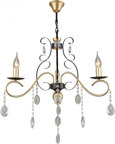 Подвесная люстра Reluce 04752-0.4-03 (220V, подвески, на цепи, подсвечник, свеча)