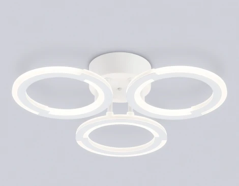 Потолочная люстра светодиодная на штанге с пультом Ambrella ACRYLICA FA8942 (регулировка яркости, 220V, кольцо)