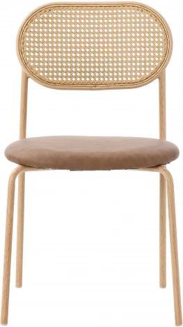 Стул Equilibrium Enigma Hesby Экокожа/Коричневый арт.HSBI_DC2246_brown