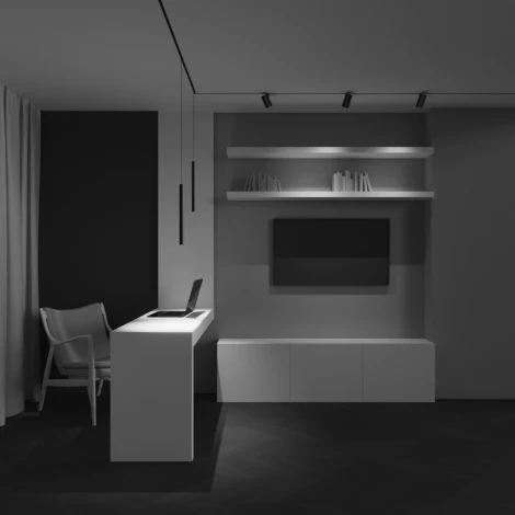 Трековый светильник низковольтный светодиодный 48V 7W 2700-6000К Zigbee Maytoni Technical Focus Led TR245-4-7WTW-DSZ-B