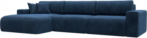 Диван угловой Лига-036 НПБ Классик Лонг левый угол Лига Диванов (Велюр) арт.127787L