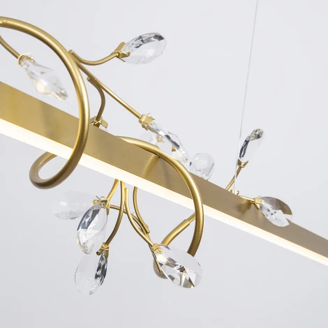 Подвесной светильник светодиодный хрустальный с регулировкой цветовой температуры LED4U LED4U L3103-1200