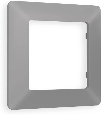 Рамка Ambrella Volt ALFA Line (Сталь матовый) 1-ая AF110501