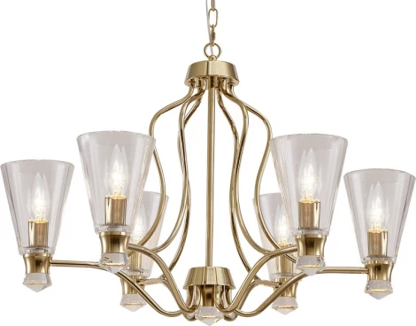 Подвесная люстра Newport 4730 4736/C gold (220V, на цепи)