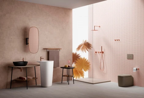 Душевой гарнитур VitrA Origin A4554326 медный