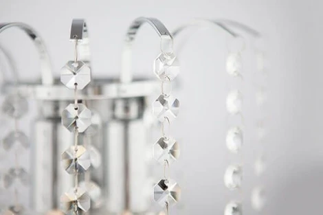 Бра Eurosvet Ostiniya 3299/2 хром/ прозрачный хрусталь