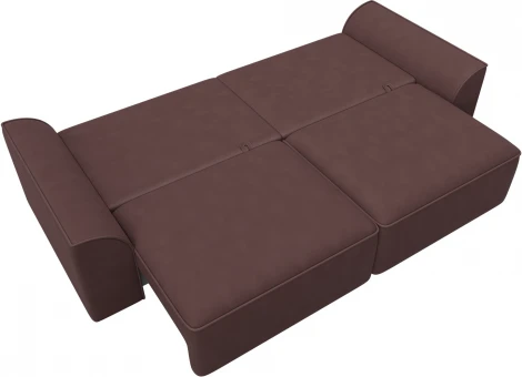 Диван прямой Лига-048 НПБ Лига Диванов (Замша) арт.128235