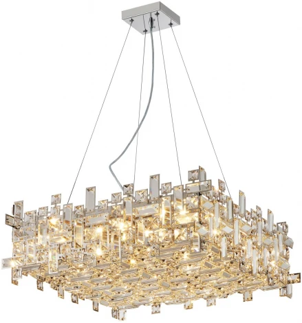 Подвесная люстра хрустальная Stilfort Tetrix 2171/09/10P (220V, на тросе)