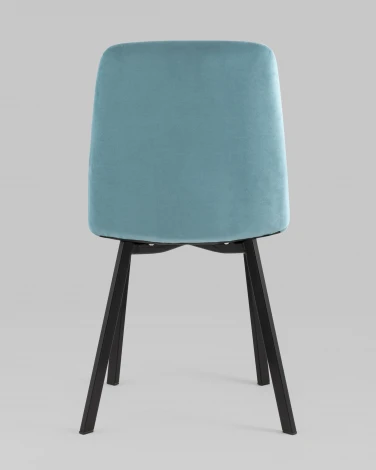 Стул Stool Group Oliver Square велюр пыльно-голубой УТ000034874
