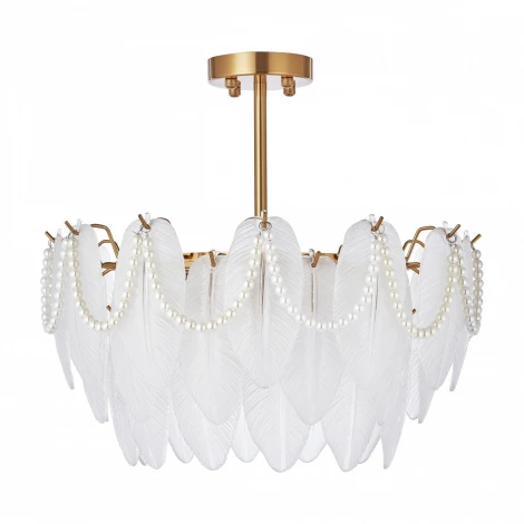 Потолочная люстра на штанге Arte Milano Rim 315008/D500 BS (220V, перо)