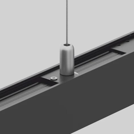 Крепление для троса 1шт Gravity черный (магнитный) Maytoni Technical TRA004HP-21B (48V)