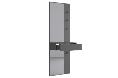 Зеркало Мерси Mebelson (ЛДСП,Зеркало,Пластик,Дерево/Графит) арт.177192,2125