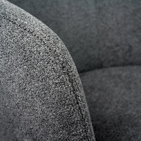 Стул Tess серый шенилл на поворотном механизме Bradex Home арт.FR 1001