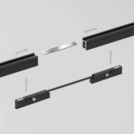 Шинопровод магнитный накладной Elektrostandard Mini Magnetic 85171/00 (черный) (2м) 85171/00 (24V)