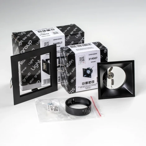 Встраиваемый светильник под LED модуль/ламп МR16 Lightstar Domino D51707BMOD (220V)