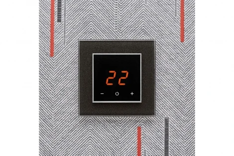 Терморегулятор AURA ORTO 0337 BLACK STARLIGHT (СИЯЮЩИЙ ЧЕРНЫЙ)