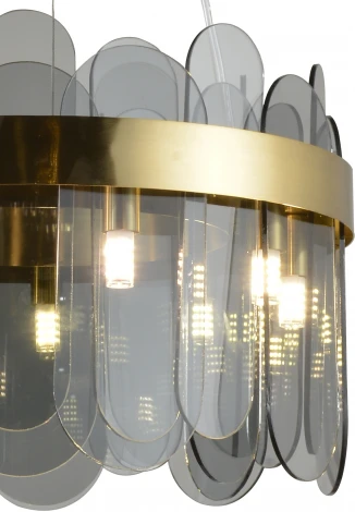 Подвесная люстра Natali Kovaltseva Valencia 91000/8C GOLD SATIN