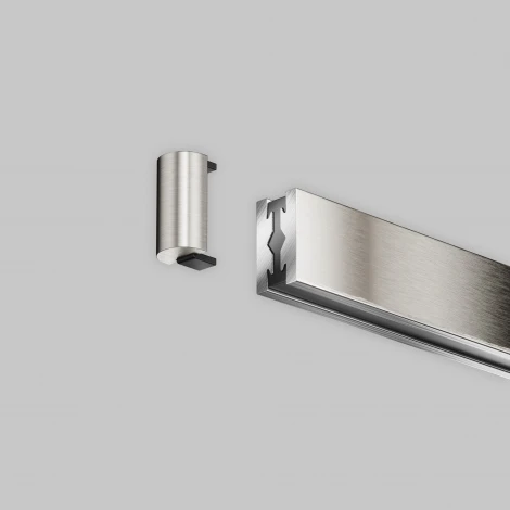 Заглушка торцевая для шинопровода Flarity 1 шт платина Maytoni Technical Accessories for tracks Flarity TRA154EC-PT