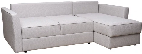 Диван Sorrento 230 с канапе трехмест.раскл (Еврокнижка) Koza3803-SVSER+Nev83 230*156*90см Garda Decor арт.SORRENTO-230-Koza3803-SVSER+Nev83