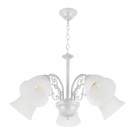 Подвесная люстра Arte Milano Amalfi-8544 338544/5 WT+SL (220V, на цепи)