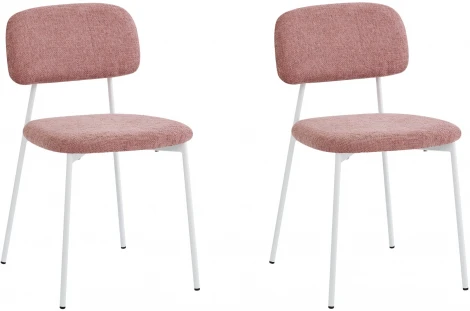 Стул Stool Group Chao розовый белые ножки 2 шт. арт.УТ000040825