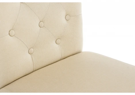 Обеденный стул Woodville Menson dark walnut / fabric cream 11023