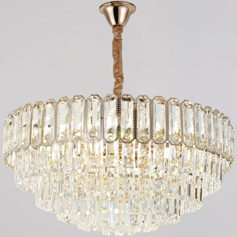 Подвесная люстра хрустальная Reluce 07070-0.4-600 FGD (220V, на цепи)