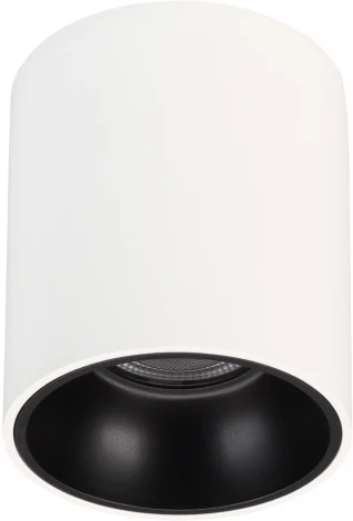 Накладной светильник LED SP-SALT-R75-8W Day4000 (WH-BK, 40 deg, 230V) (Arlight, IP44 Металл) 039376