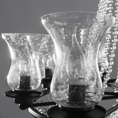 Подвесная люстра Arte Lamp Malia A6586LM-8BK