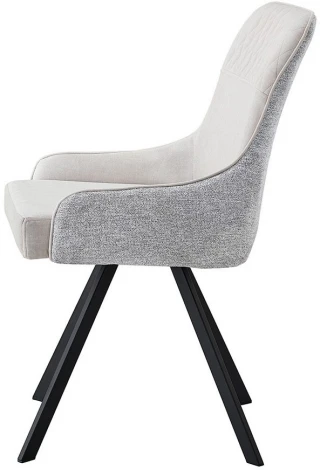 Стул ESF LEOVIC бежевый/WT2105/черный