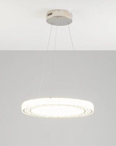 Люстра подвесная светодиодная V1600-PL Ice LED*50W (220V, на проводе, круглые)