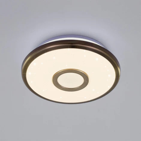Потолочный светильник круглый Citilux Старлайт CL70313 (LED, 220V, диммер, IP43)