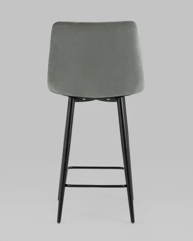 Стул полубарный Джанго велюр серый 2 шт. Stool Group арт.УТ000038497