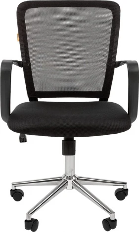 Компьютерное кресло CHAIRMAN 698 хром (Металл,Пластик,Ткань,Сетка/Черный)