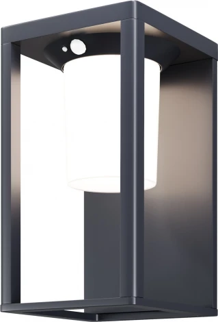 Настенный уличный светильник на солнечной батарее Maytoni Shatter OSL457WL-L2GF3K (LED, датчик движения, IP54)